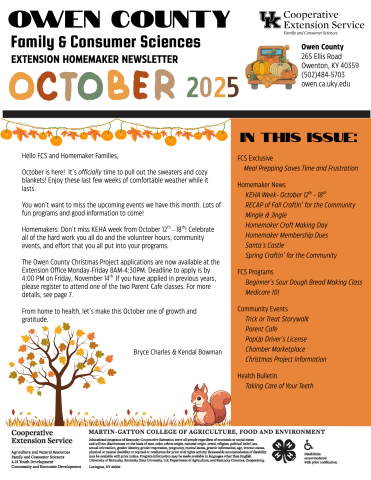 October 2025 (FCS)