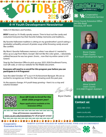 4-H October 2025